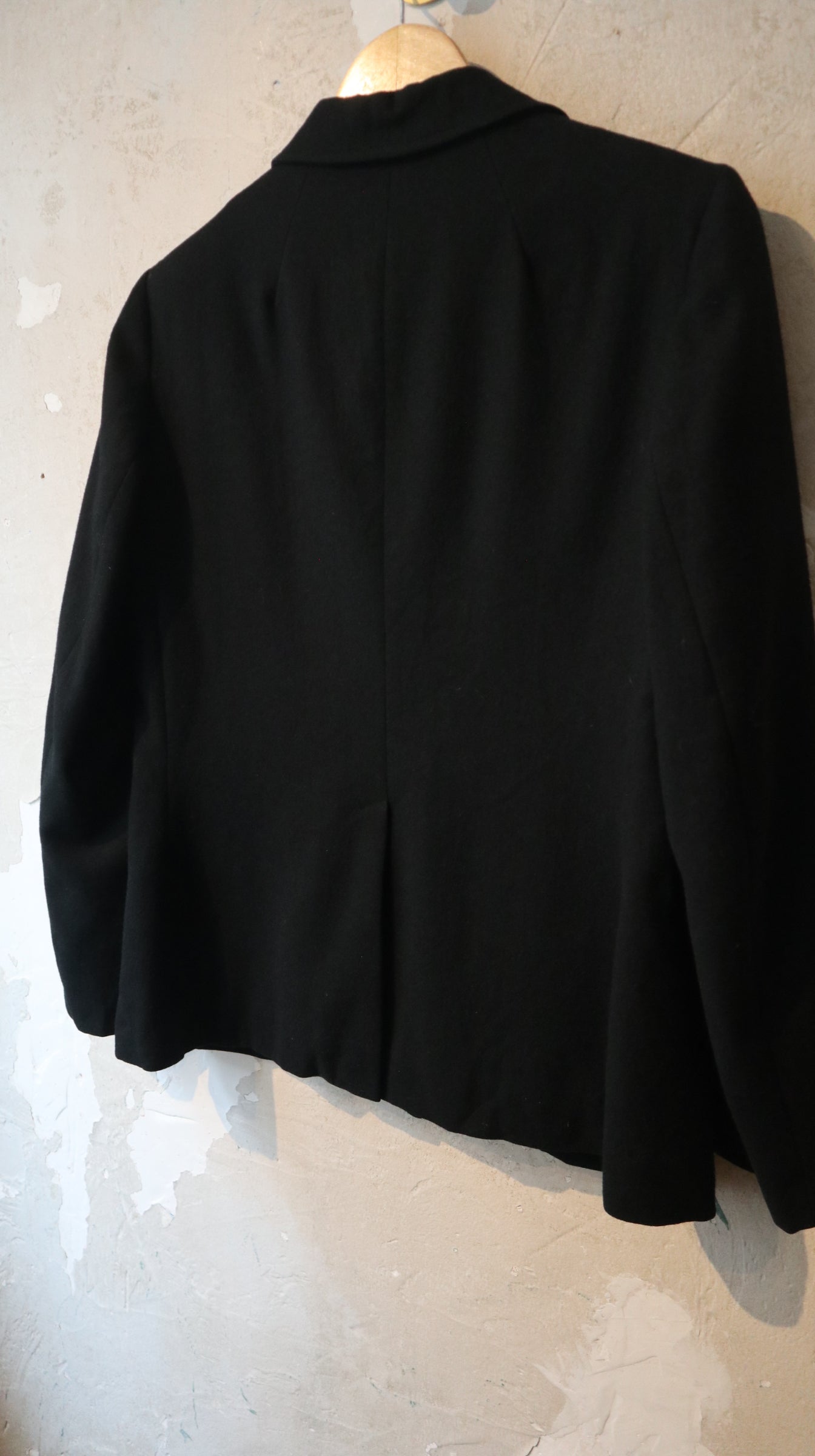 Classic Black Wool Jacket / S