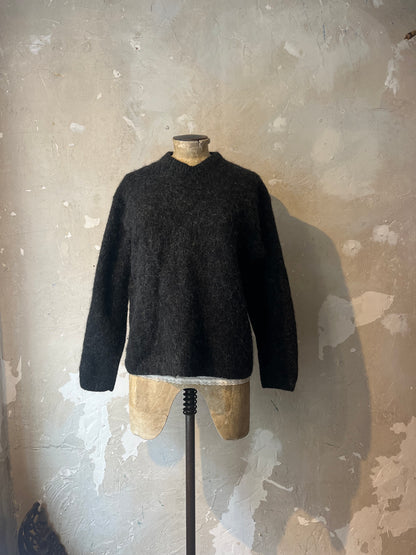 Black Mohair Jumper / 10