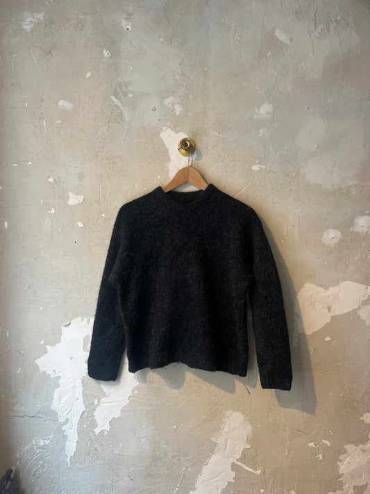 Black Mohair Jumper / 10