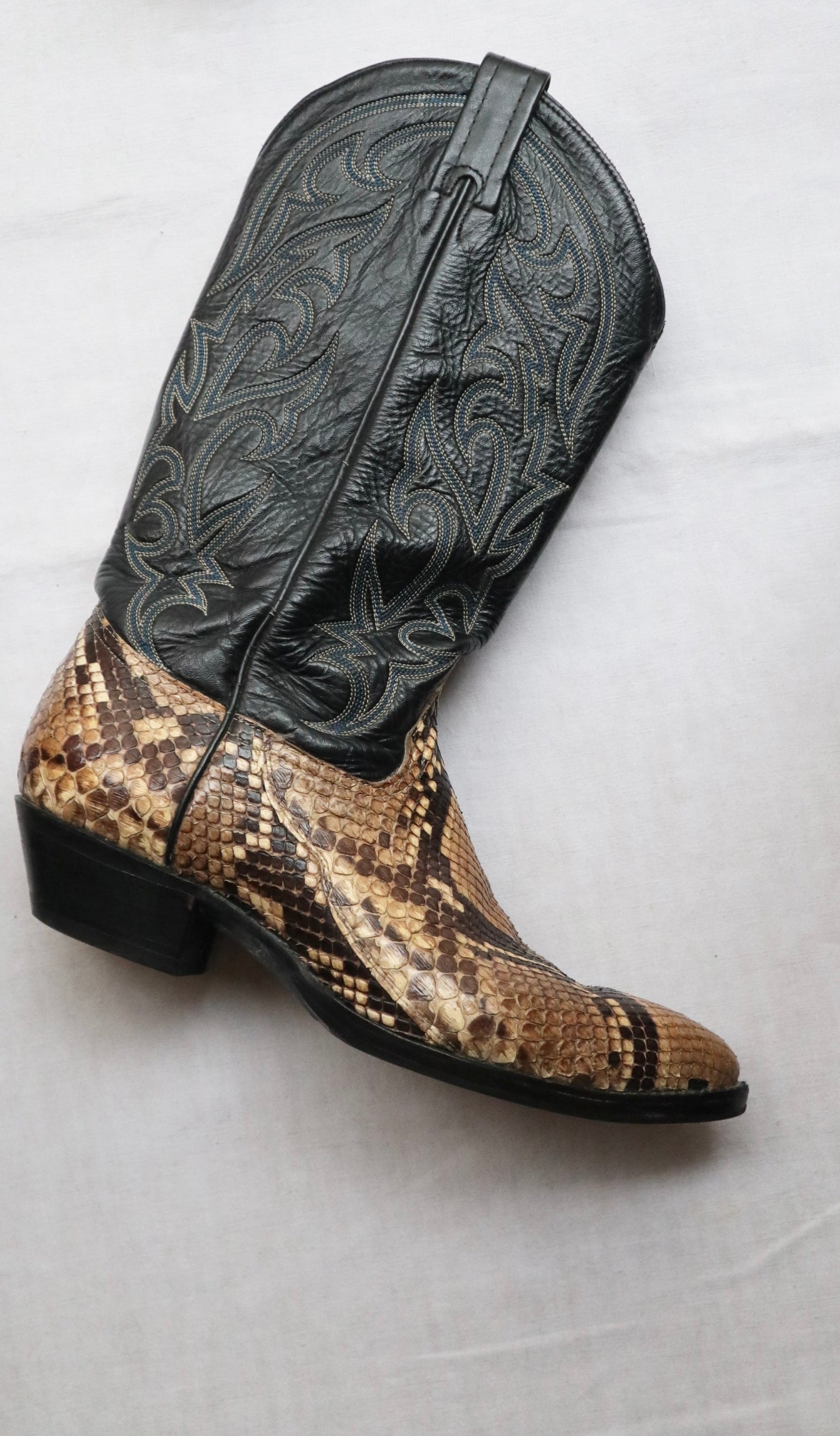 Vintage Tony Lama Python Boots / 6