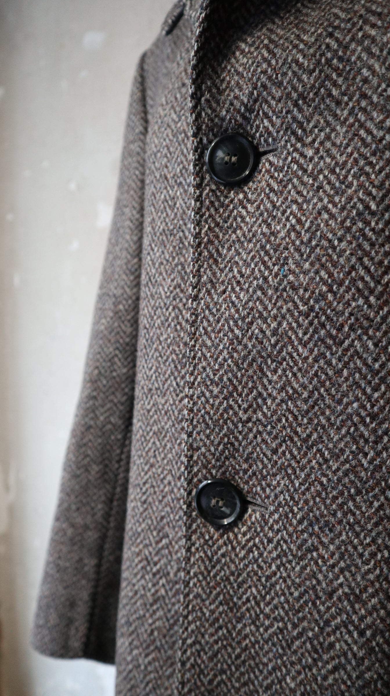 Vintage Tweed Over Coat / M