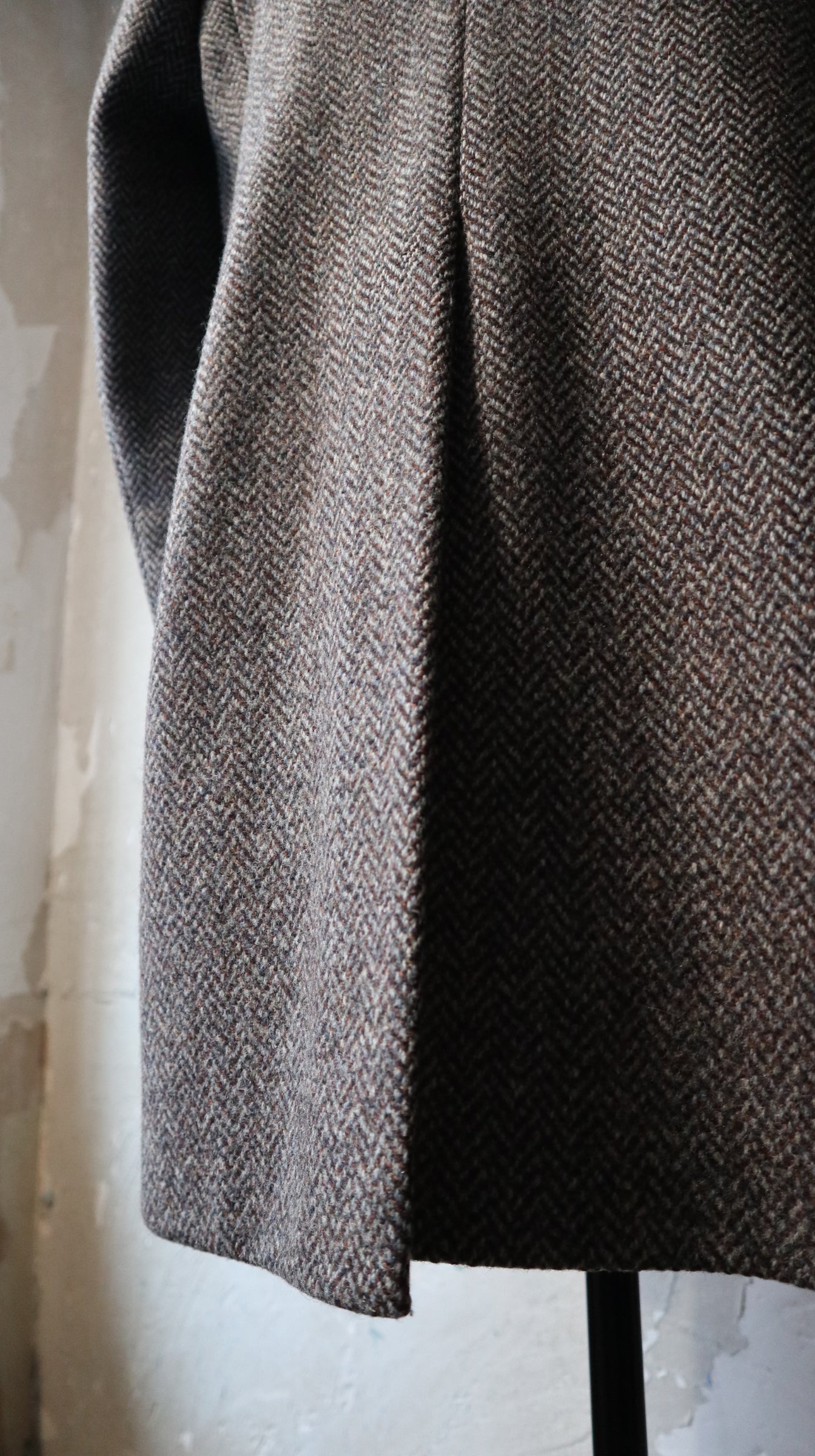 Vintage Tweed Over Coat / M